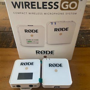 Never Used RODE Wireless GO Microphone System (White)